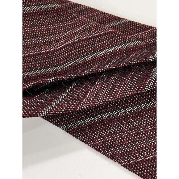 Wembley Blue Maroon Men's Necktie 10% Wool Tie 3.5” W 54.5” Long Vintage Retro - Picture 7 of 7